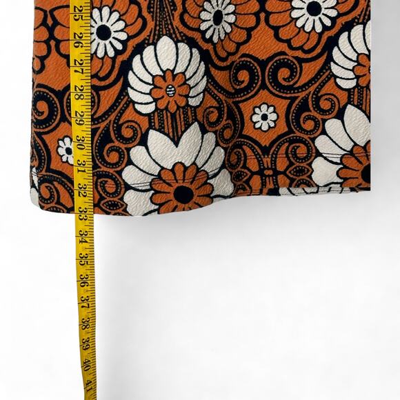 Anthropologie Maeve Hippy Short Sleeve Floral Shift Mini Dress (XS) - Picture 12 of 16